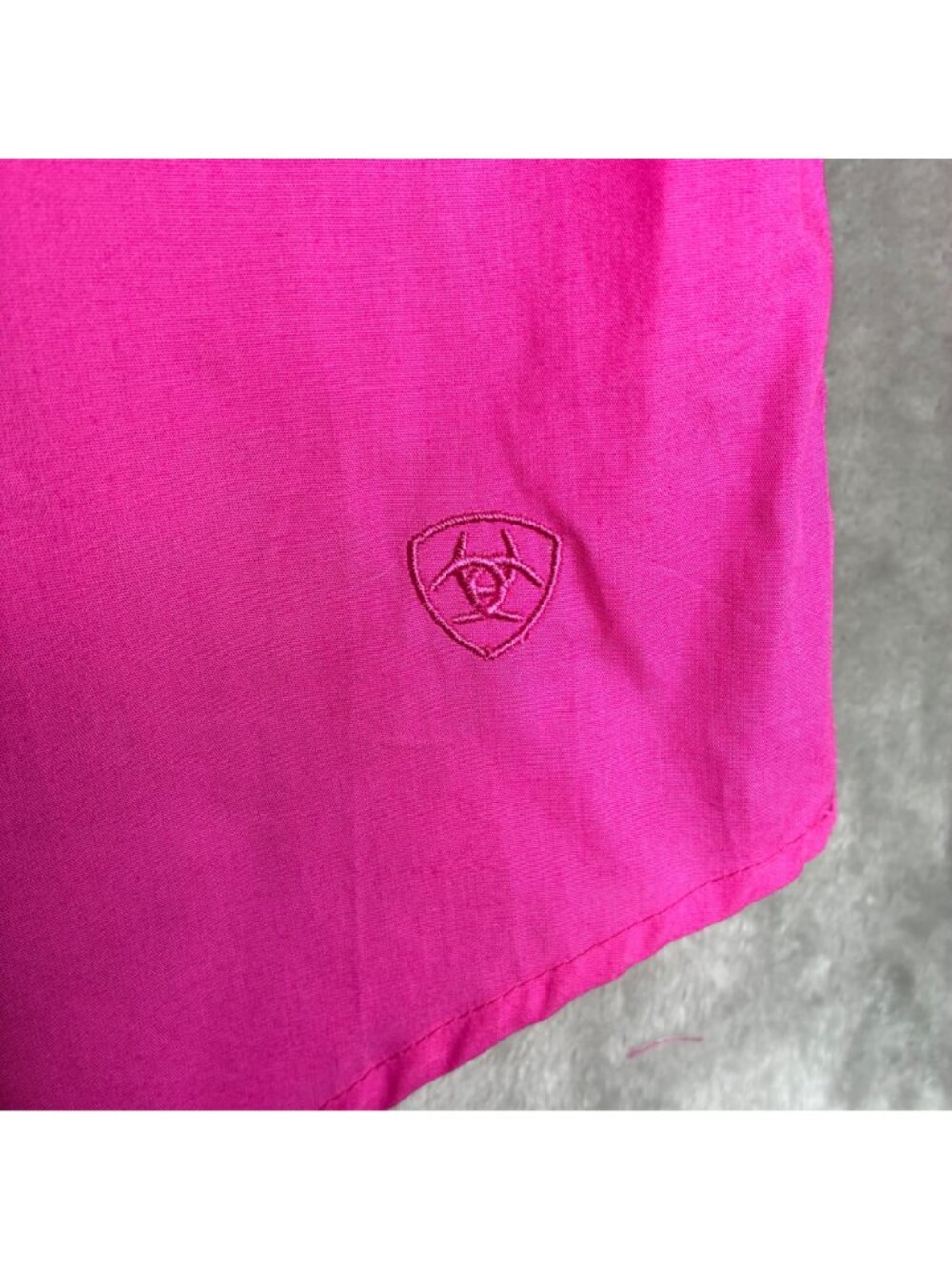 Ariat Womens Pink Western Shirt With Rhinestone Accents Snap Buttons Size Large - Picture 9 of 9